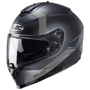 HJC Helmets 2XL / Black/Gray HJC C70 Eura Full-Face Street Helmet