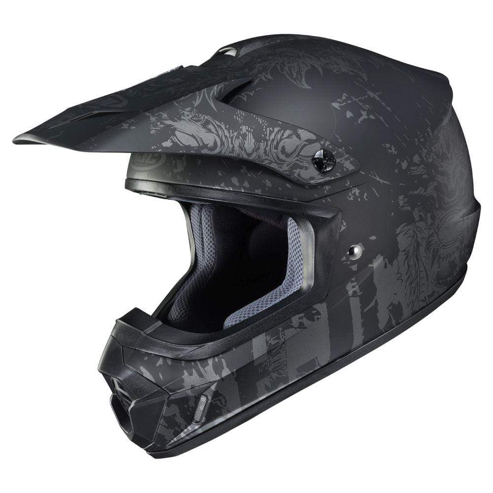 Gray HJC CS-MXII Creeper Full-Face Helmet