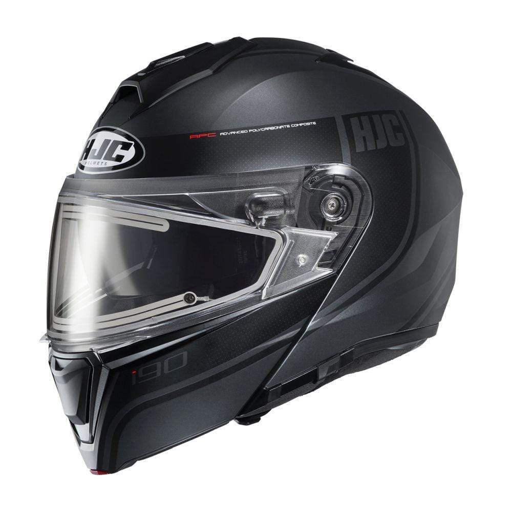 HJC Helmets 2XL / Black/Gray HJC i90 EL Davan Modular Snow Helmet