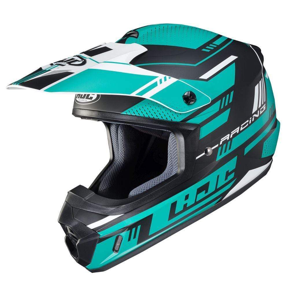 HJC Helmets 2XL / Black/Green HJC CM-MXII Trax Full-Face Helmet