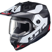 HJC Helmets 2XL / Black/Red HJC DS-X1 EL Tactic Modular Helmet