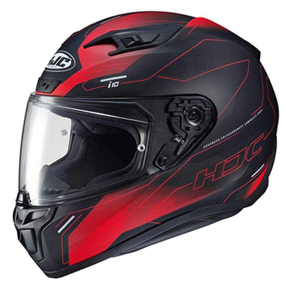 HJC Helmets 2XL / Black/Red HJC i10 Taze Full-Face Street Helmet