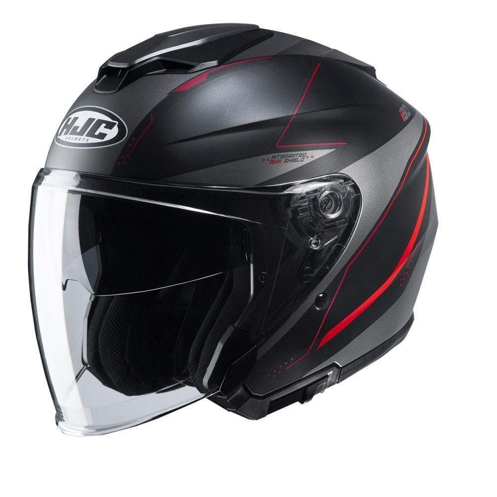 HJC Helmets 2XL / Black/Red HJC i30 Slight Open-Face Helmet