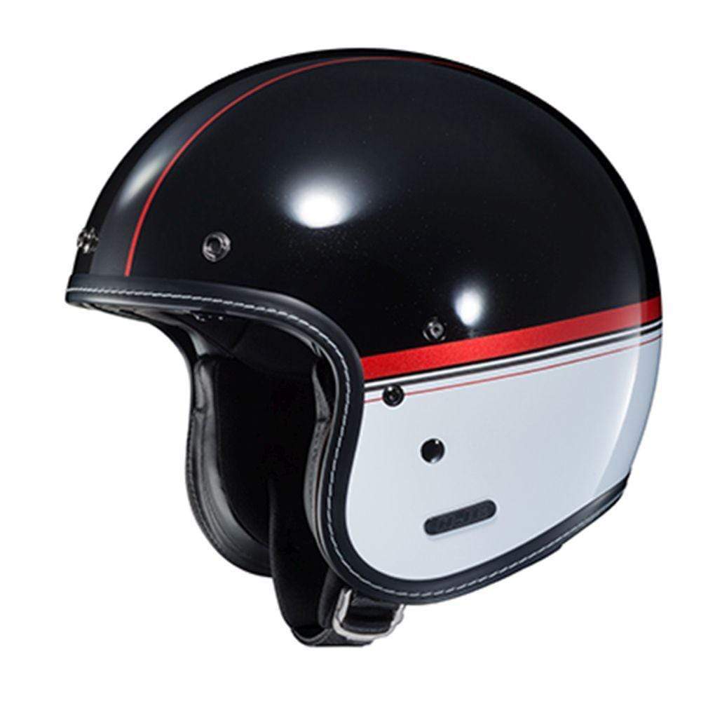 HJC Helmets 2XL / Black/Red HJC IS-5 Equinox Open-Face Helmet