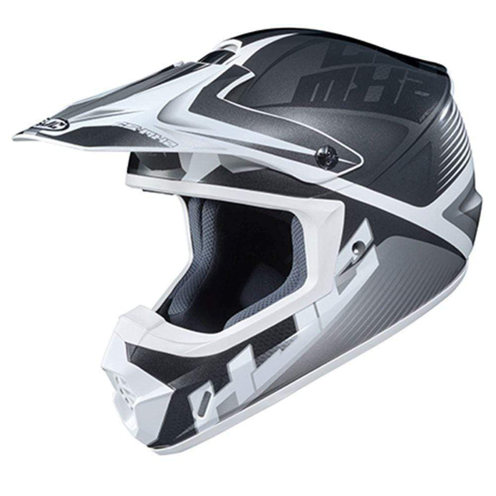 HJC Helmets 2XL / Black/White HJC CS-MX II Ellusion Full-Face Helmet