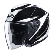 HJC Helmets 2XL / Black/White HJC i30 Slight Open-Face Helmet