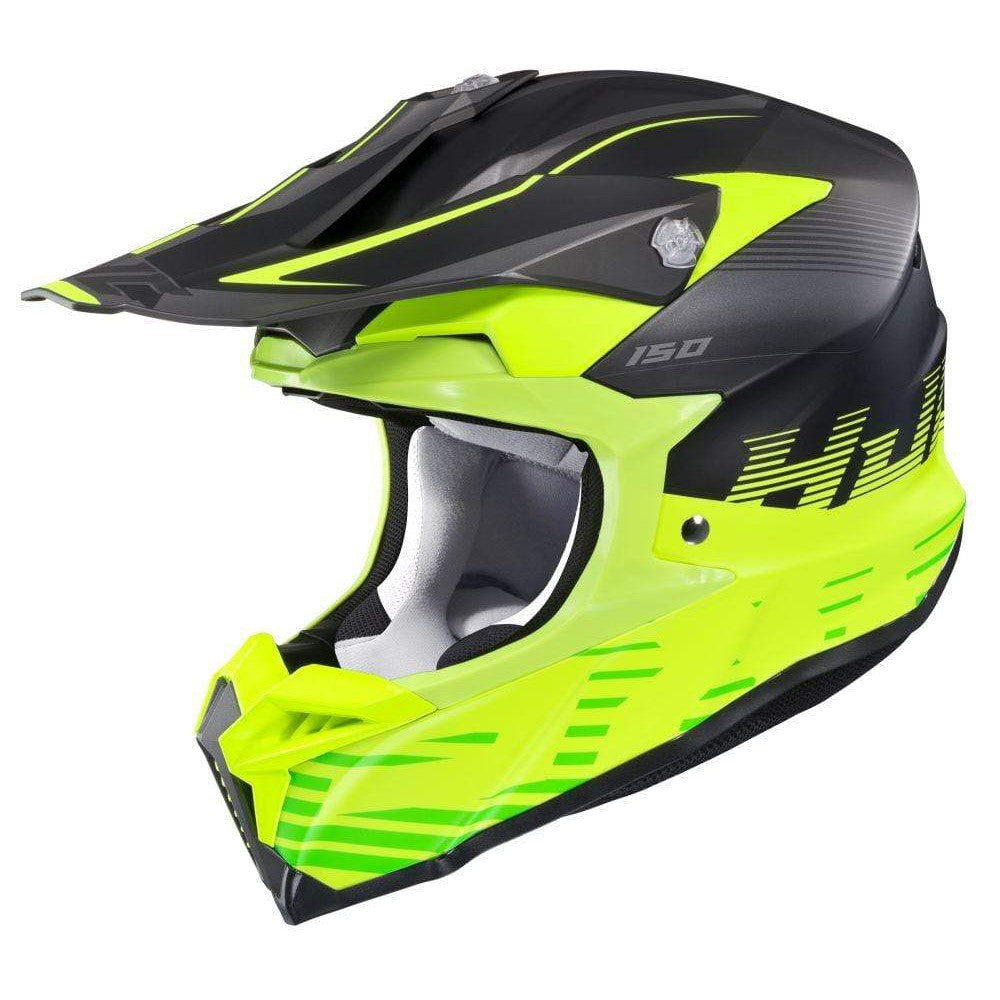 Black HJC i 50 Fury Full-Face Helmet