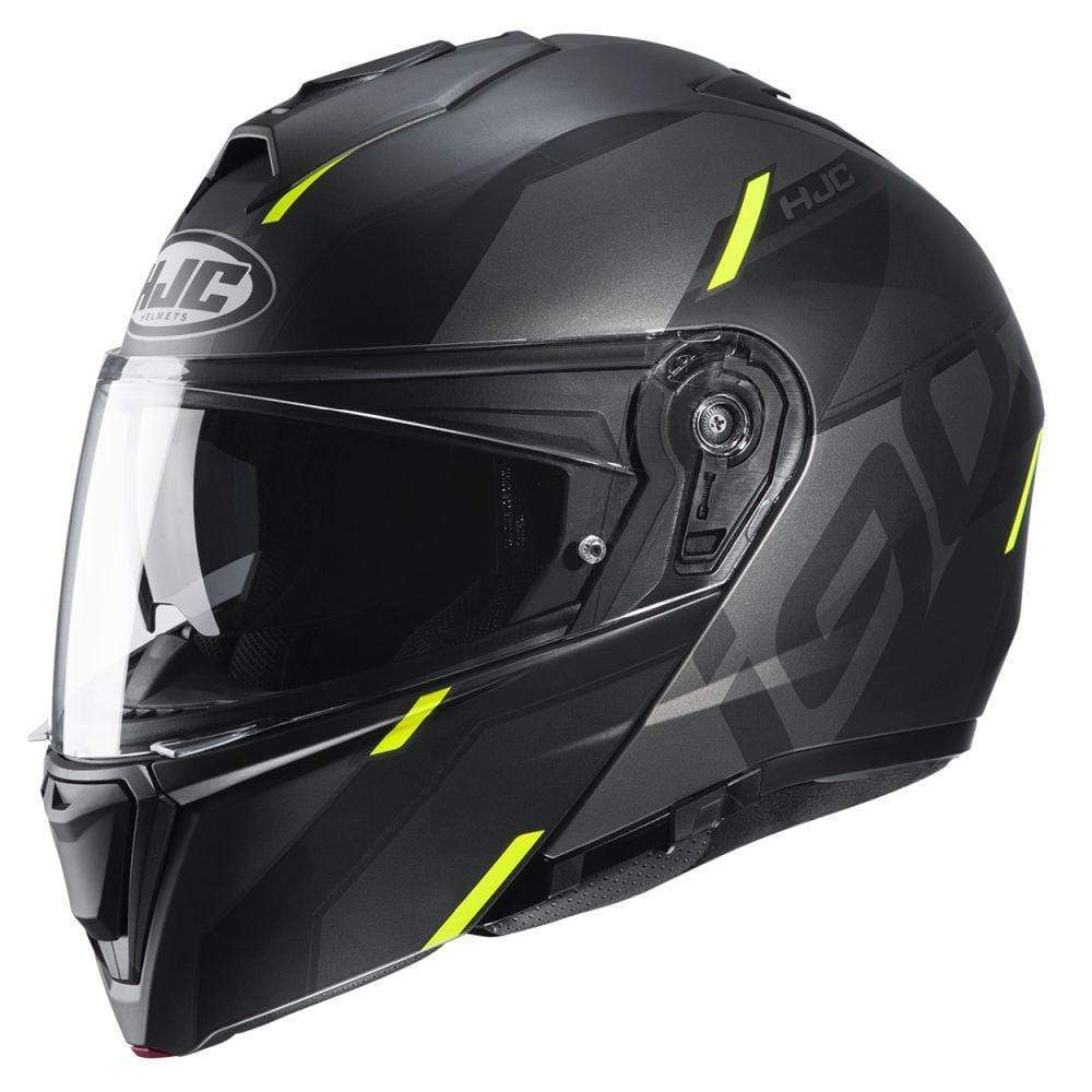 HJC Helmets 2XL / Hi-Viz Yellow/Black HJC i90 Aventa Modular Street Helmet
