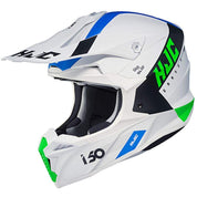 HJC Helmets 2XL / Orange/Blue HJC i50 Erased Full-Face Helmet