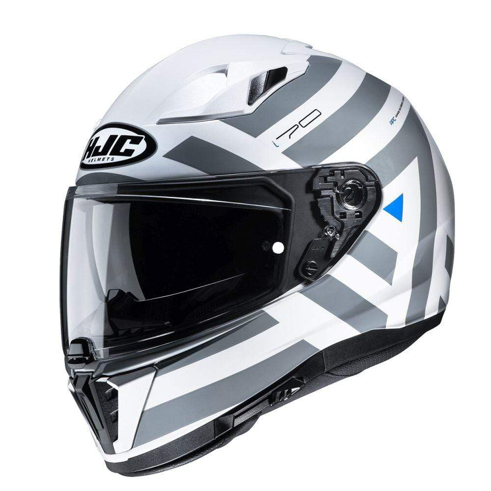 HJC Helmets 2XL / Silver/White HJC i70 Watu Full-Face Street Helmet