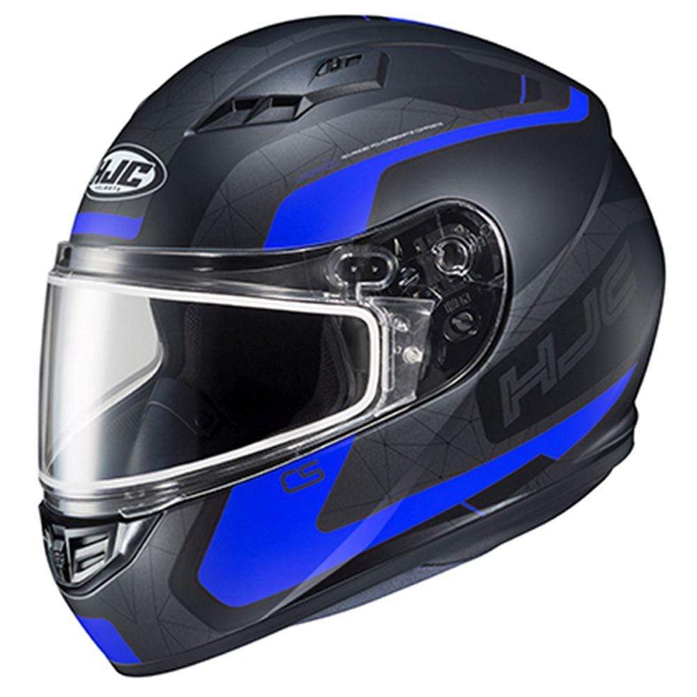 HJC Helmets LG / Black/Blue HJC CS-R3 SN Dosta Full-Face Snow Helmet