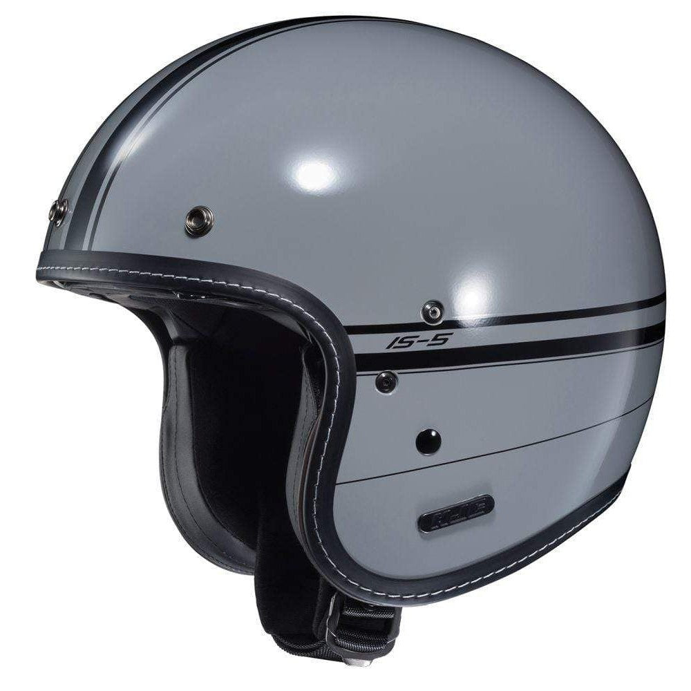 Gray HJC IS-5 Ladon Open-Face Helmet