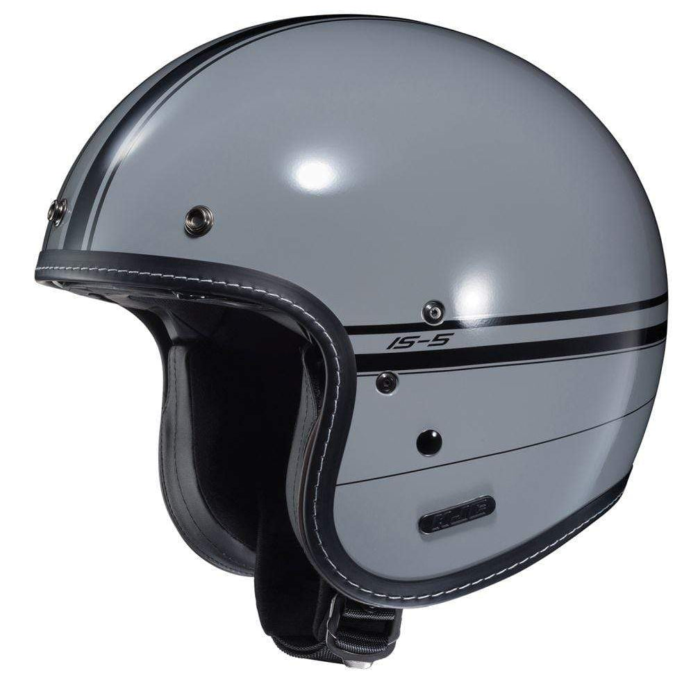 Gray HJC IS-5 Ladon Open-Face Helmet