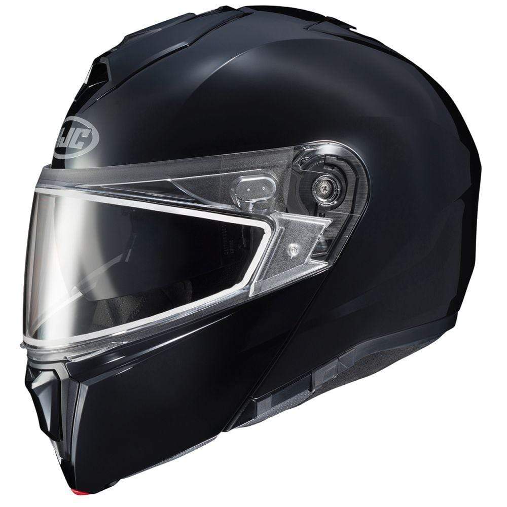 HJC Helmets LG / BLACK HJC i90 SN Modular Snow Helmet Dual Lens Shield