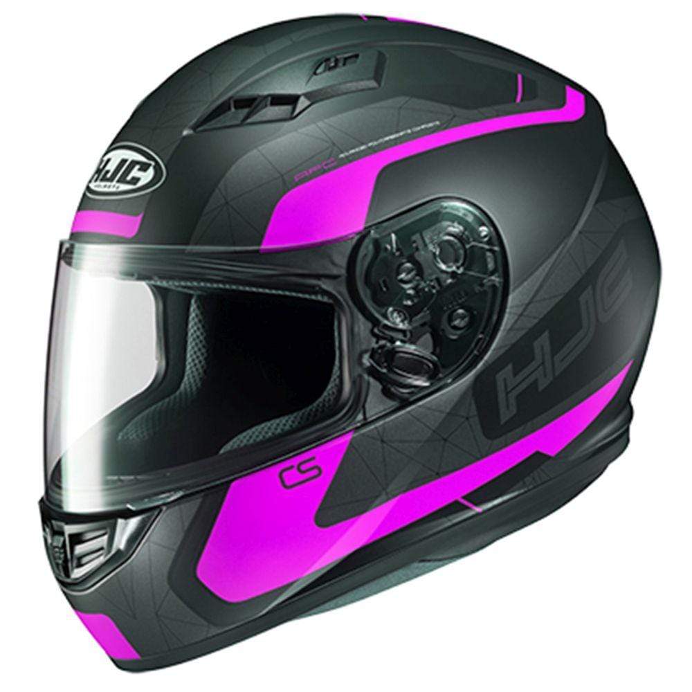 HJC Helmets LG / Black/Pink HJC CS-R3 Dosta Full-Face Street Helmet