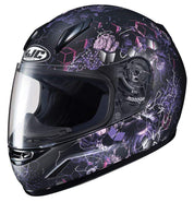 HJC Helmets LG / Black/Purple HJC CL-Y Vela Full-Face Youth Street Helmet