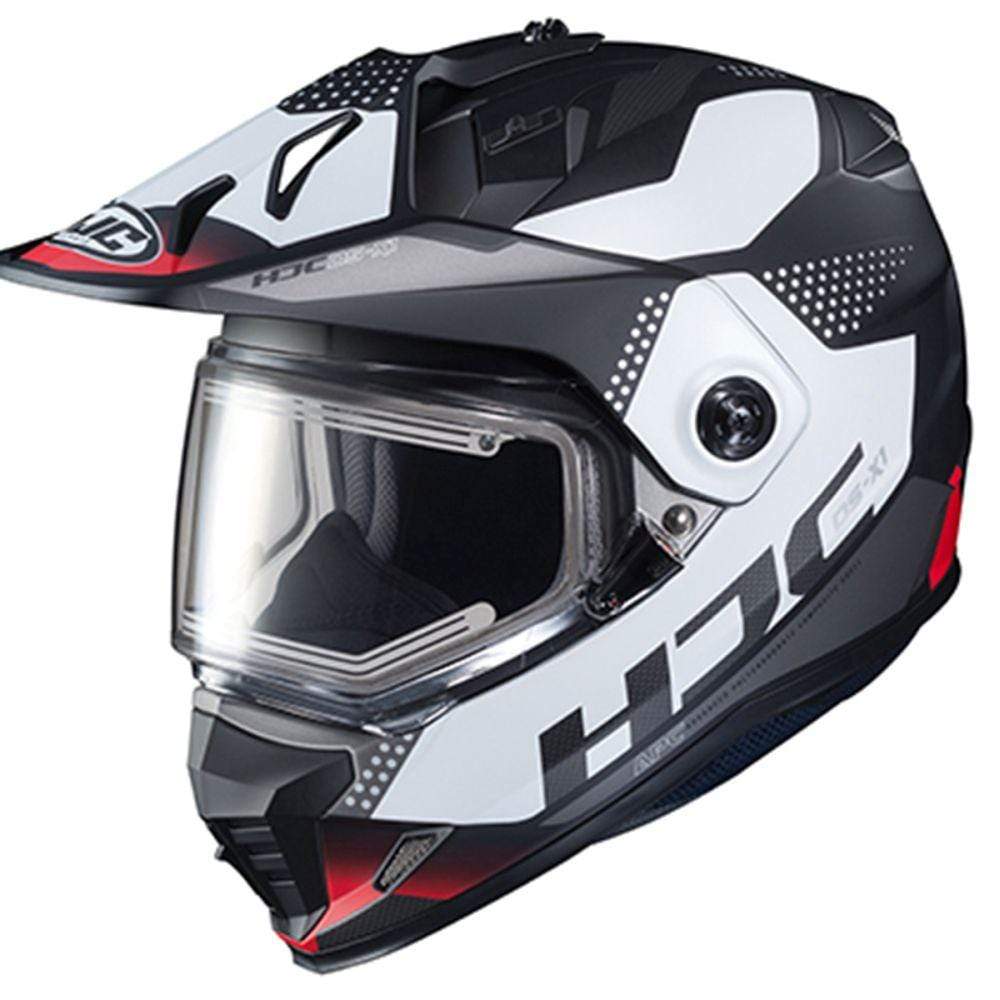 HJC Helmets LG / Black/Red HJC DS-X1 EL Tactic Modular Helmet