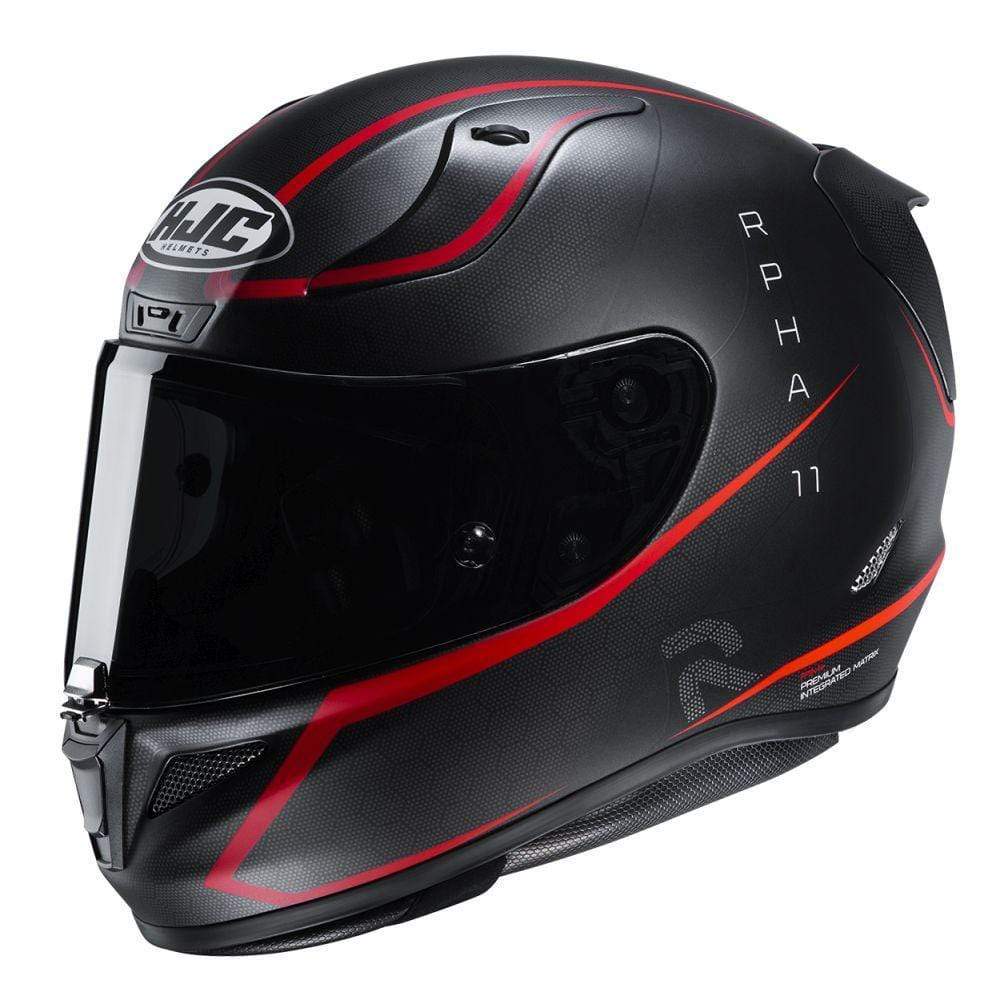 HJC Helmets LG / Black/Red HJC RPHA11 Pro Jarban Full-Face Street Helmet