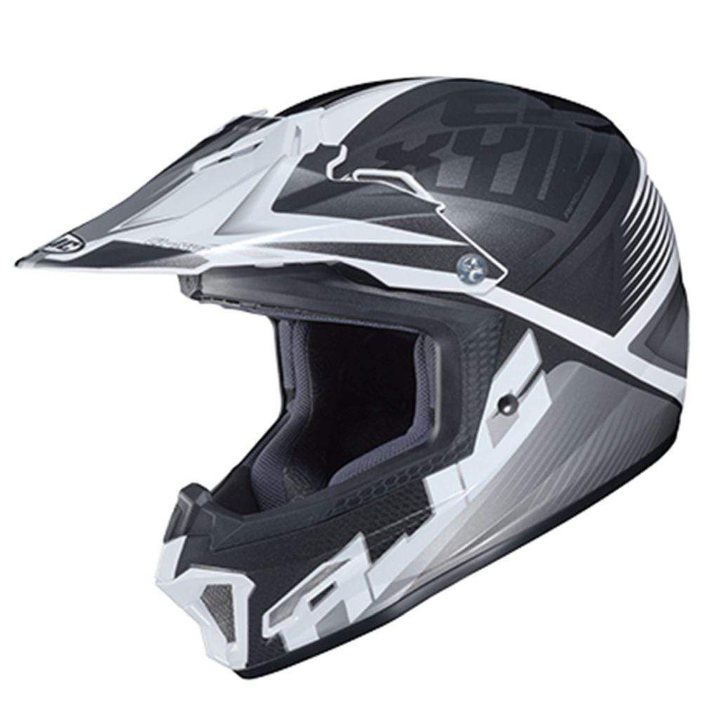 HJC Helmets LG / Black/White HJC CL-XYII Ellusion Full-Face Youth Helmet