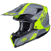 HJC Helmets LG / Hi-Viz Yellow/Black HJC i50 Erased Full-Face Helmet