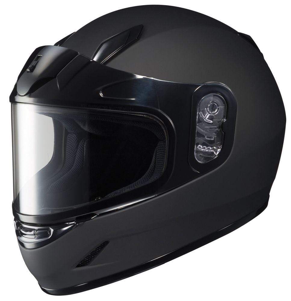 HJC Helmets LG / Matte Black HJC CL-Y Dual Lens Full-Face Youth Snow Helmet