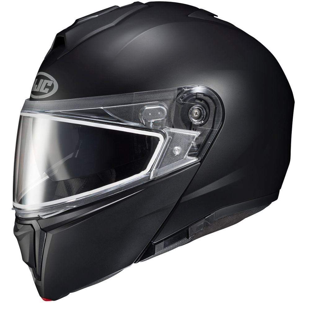  Semi-Flat Black HJC i90 SN Modular Snow Helmet Dual Lens Shield