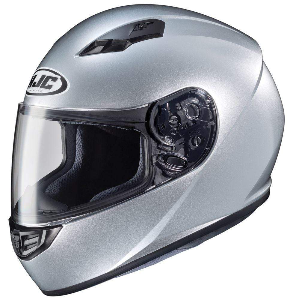 HJC Helmets LG / Silver HJC CS-R3 Full-Face Street Helmet