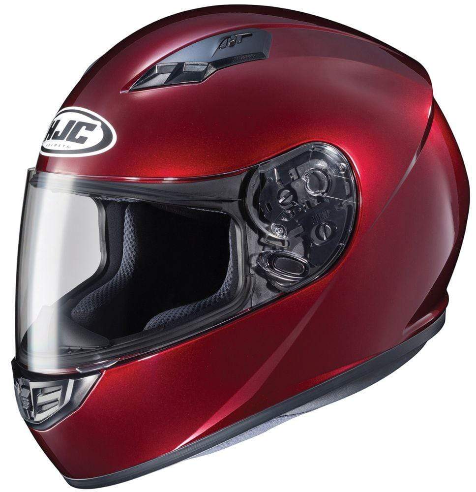 HJC Helmets LG / Wine HJC CS-R3 Full-Face Street Helmet