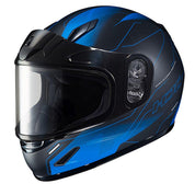 HJC Helmets MD / Black/Blue HJC CL-Y SN Taze Full-Face Youth Snow Helmet