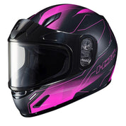 HJC Helmets MD / Black/Purple HJC CL-Y SN Taze Full-Face Youth Snow Helmet