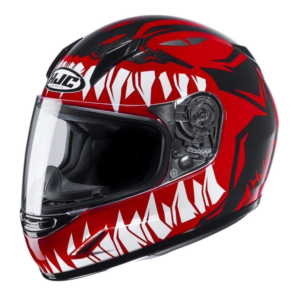 HJC Helmets MD / Black/Red HJC CL-Y Zuky Full-Face Youth Snow Helmet