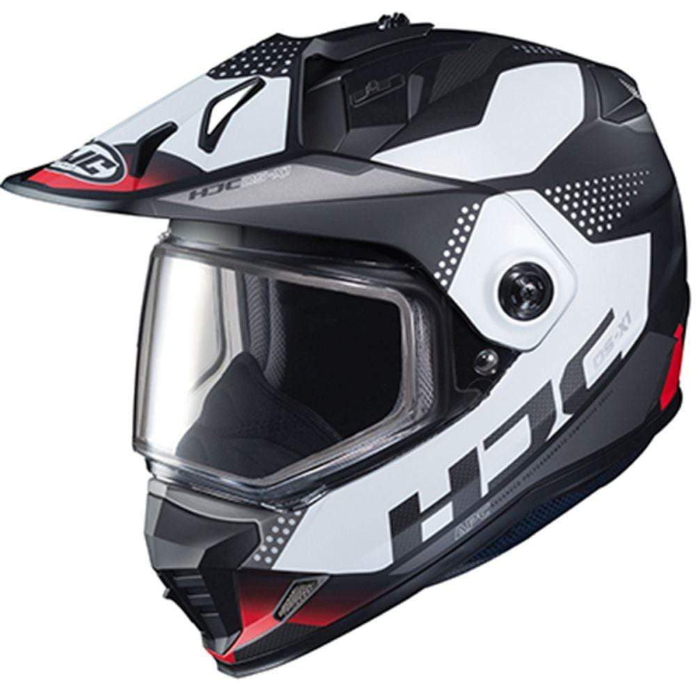 Red HJC DS-X1 SN Tactic Modular Helmet