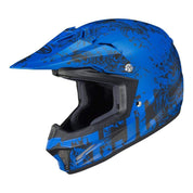 HJC Helmets MD / Blue/Black/Orange HJC CL-XYII Creeper Full-Face Youth Helmet