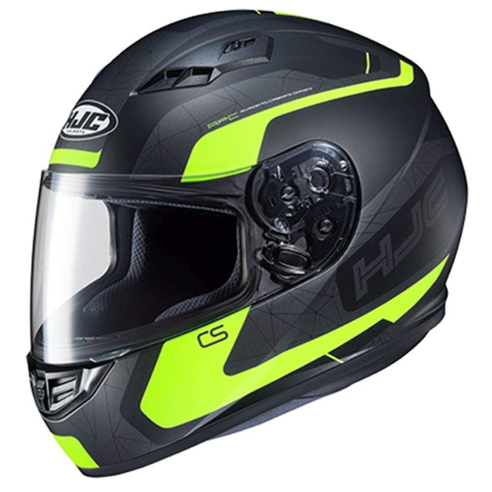 HJC Helmets MD / Hi-Viz Yellow/Black HJC CS-R3 Dosta Full-Face Street Helmet