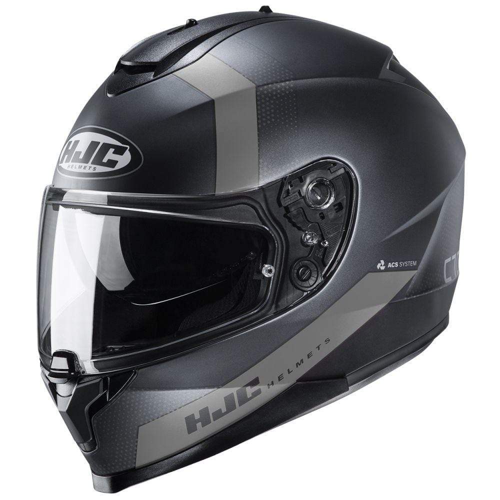 Gray HJC C70 Eura Full-Face Street Helmet