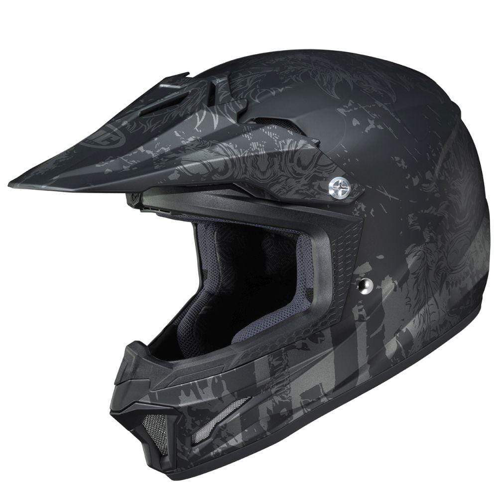 HJC Helmets Sm / Black/Gray HJC CL-XYII Creeper Full-Face Youth Helmet