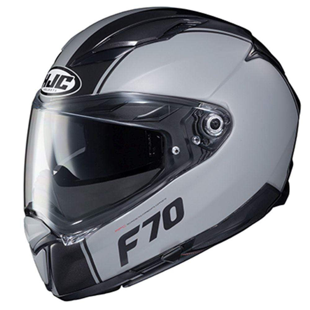 Gray HJC F70 Mago Full-Face Street Helmet