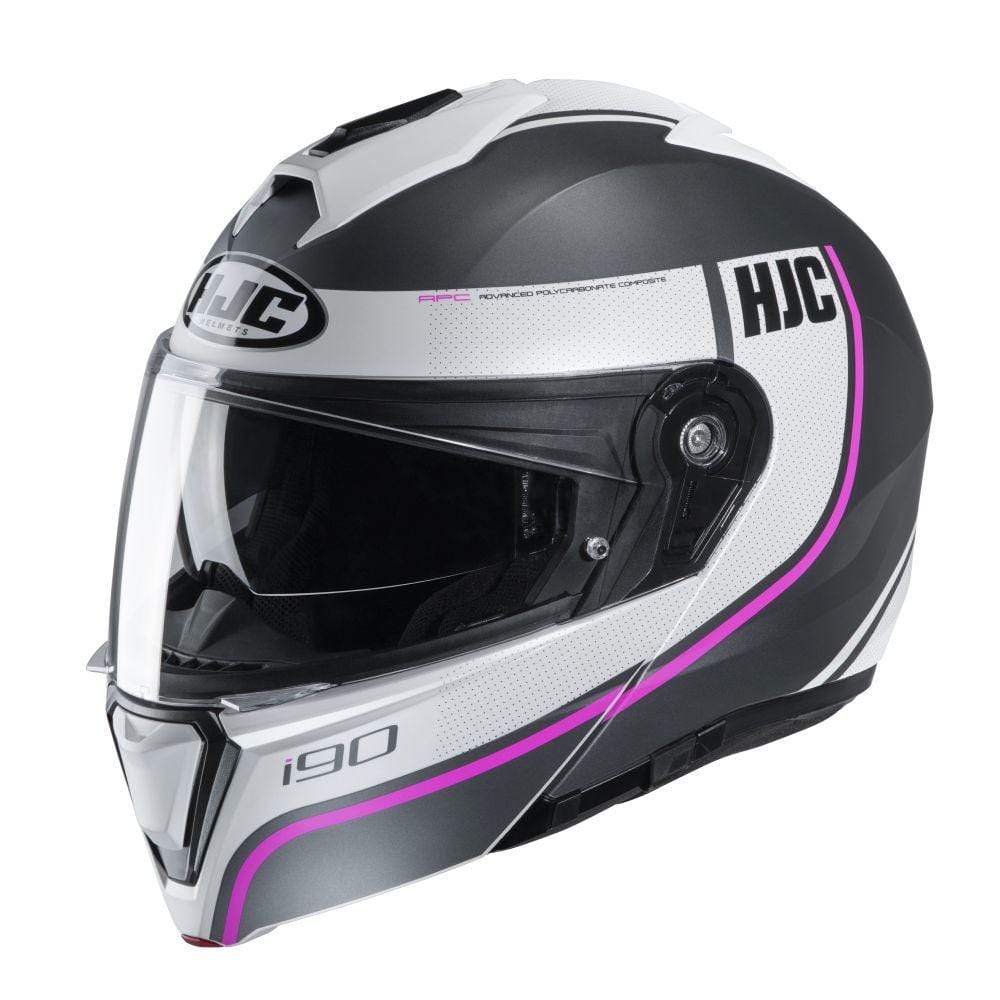 HJC Helmets SM / Black/Pink HJC i90 Davan Modular Street Helmet