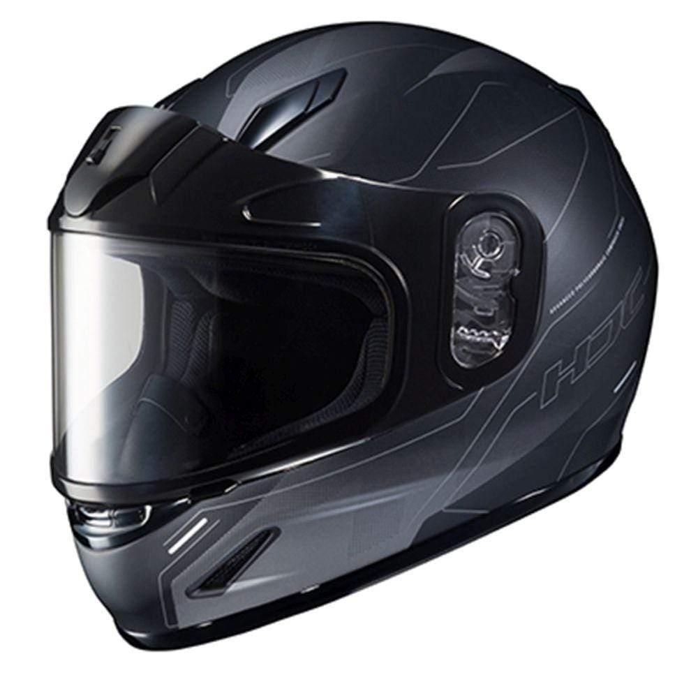 Silver HJC CL-Y SN Taze Full-Face Youth Snow Helmet