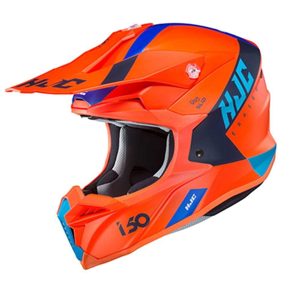 Orange HJC i50 Erased Full-Face Helmet