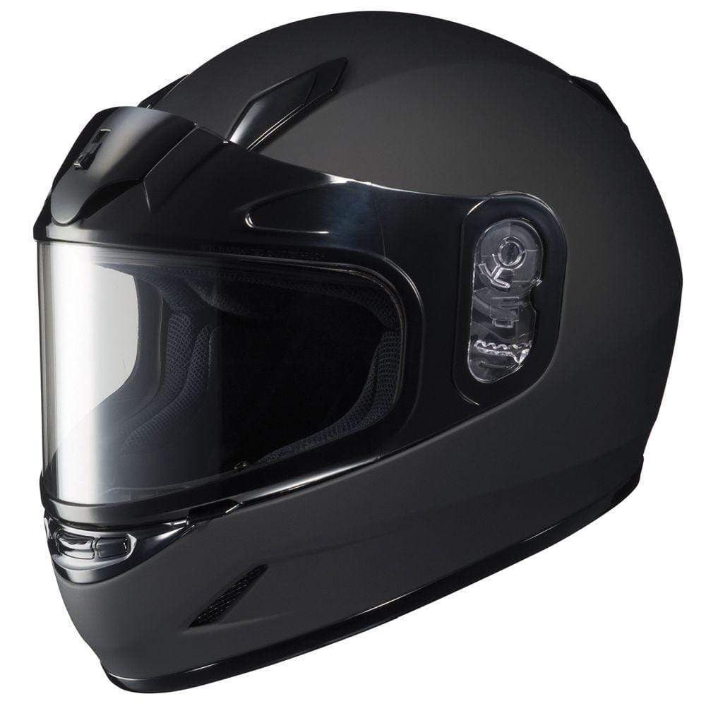  Matte Black HJC CL-Y Dual Lens Full-Face Youth Snow Helmet