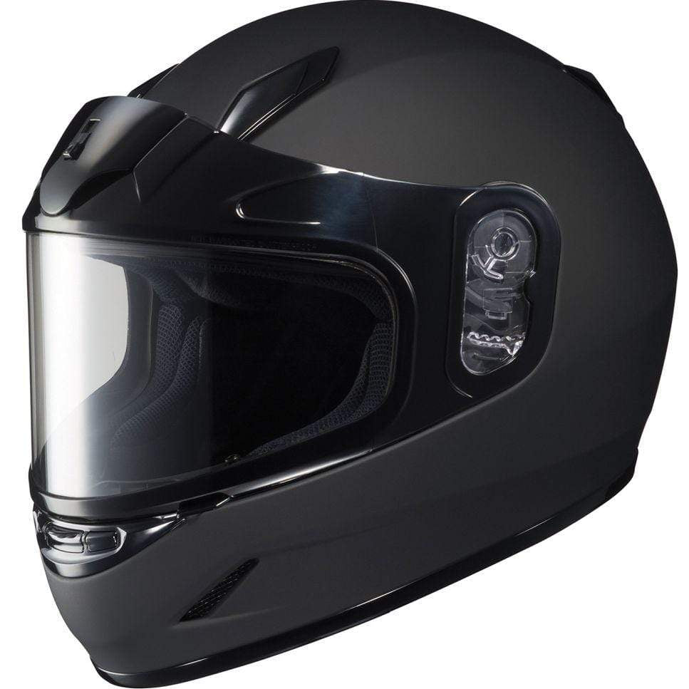  Matte Black HJC CL-Y Dual Lens Full-Face Youth Snow Helmet