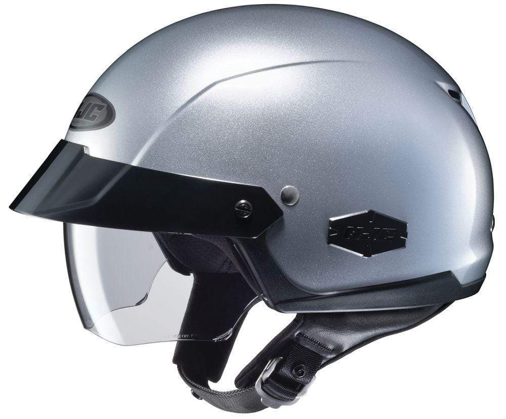  Silver HJC IS-Cruiser Half Helmet