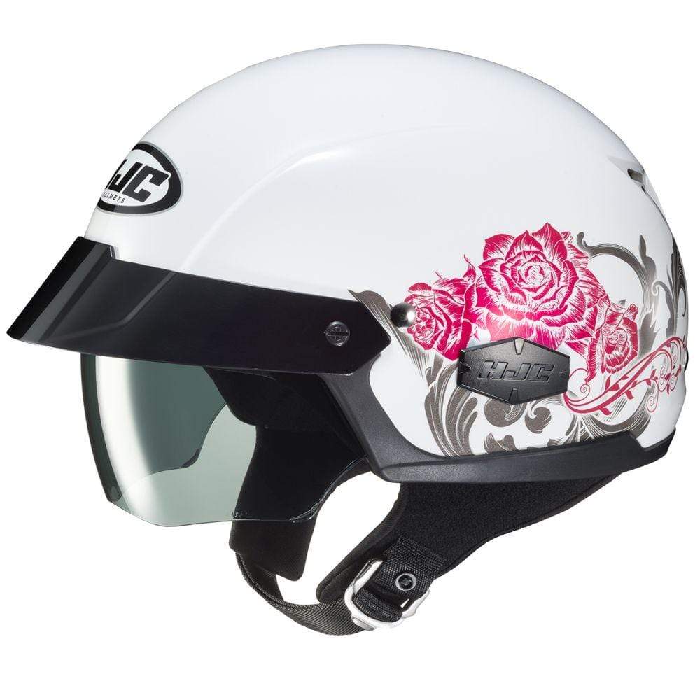 White HJC IS-Cruiser Fior Half Helmet