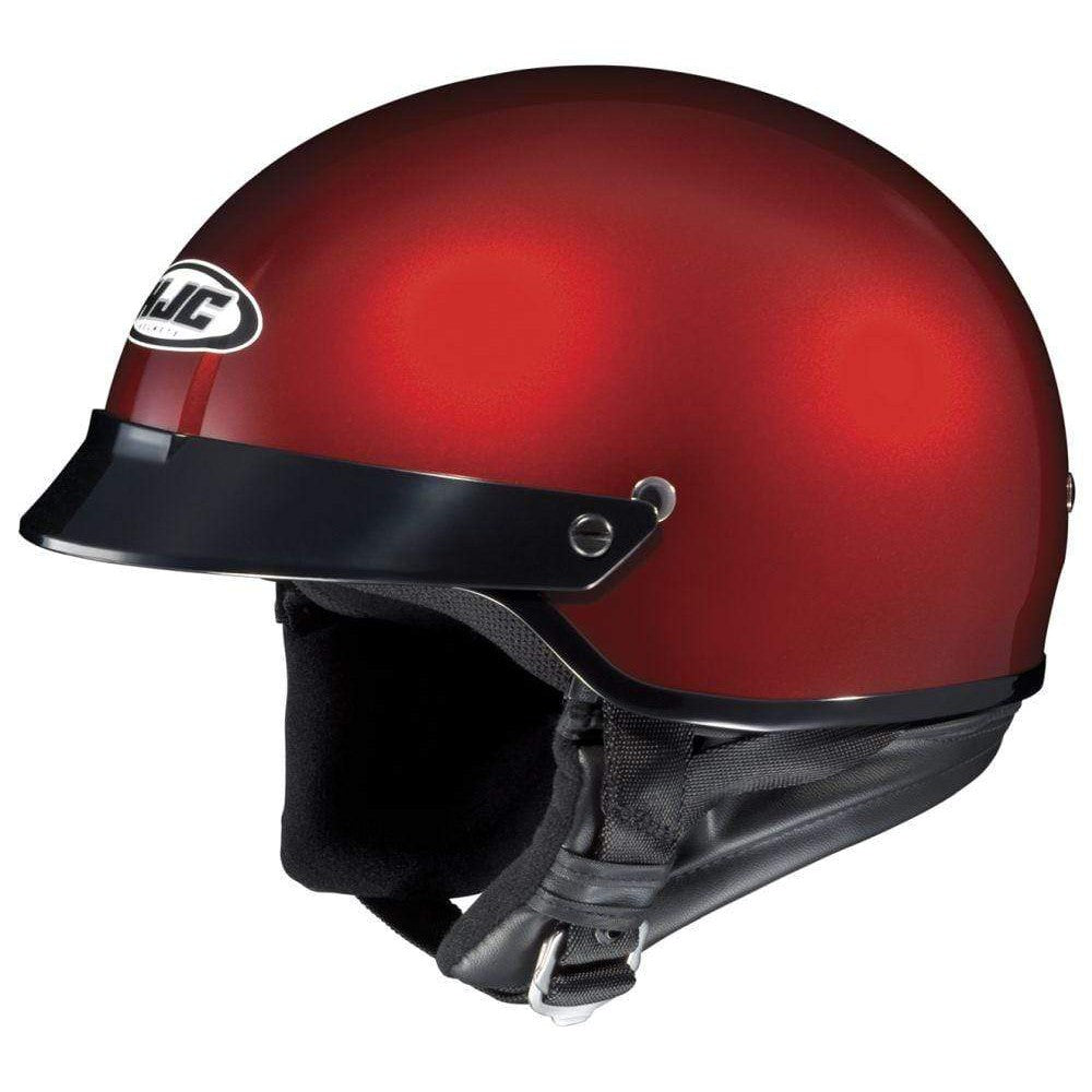 HJC Helmets SM / Wine HJC CS-2N Open-Face Helmet