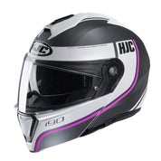 HJC Helmets XL / Black/Pink HJC i90 Davan Modular Street Helmet