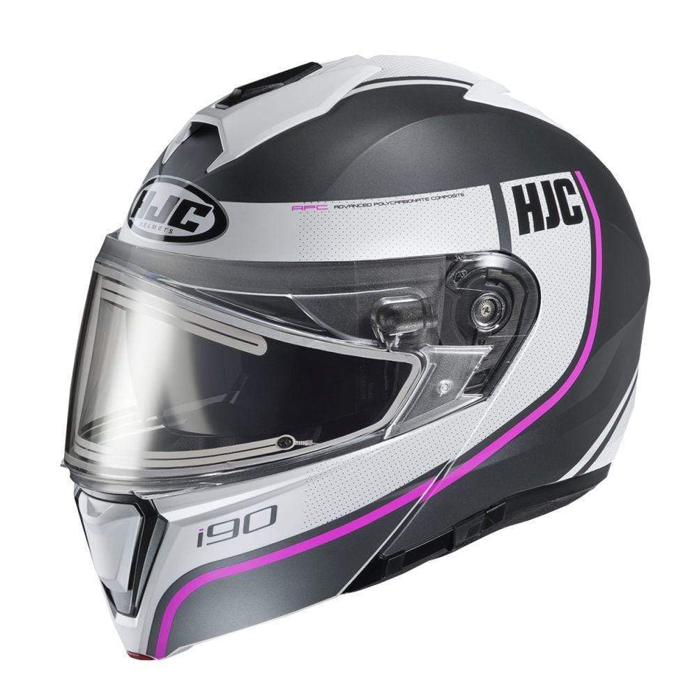 HJC Helmets XL / Black/Pink HJC i90 EL Davan Modular Snow Helmet