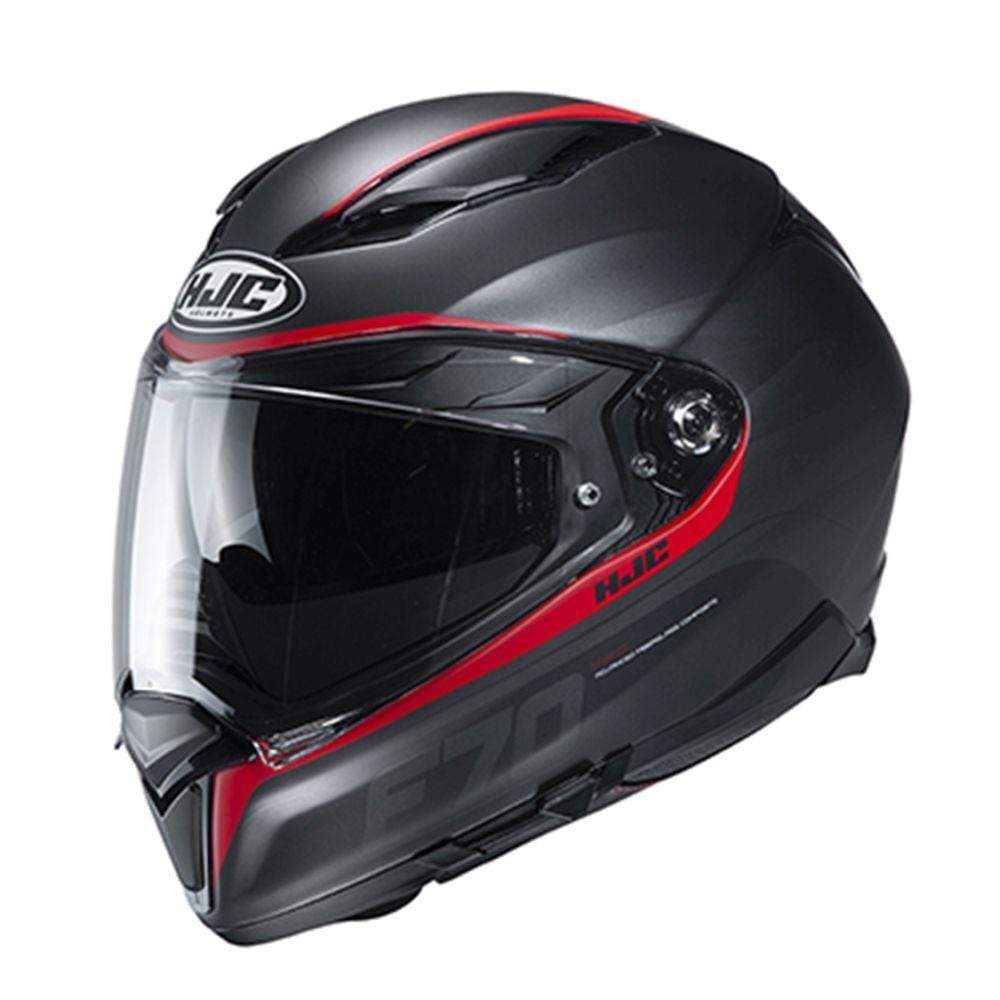 HJC Helmets XL / Black/Red HJC F70 Feron Full-Face Street Helmet