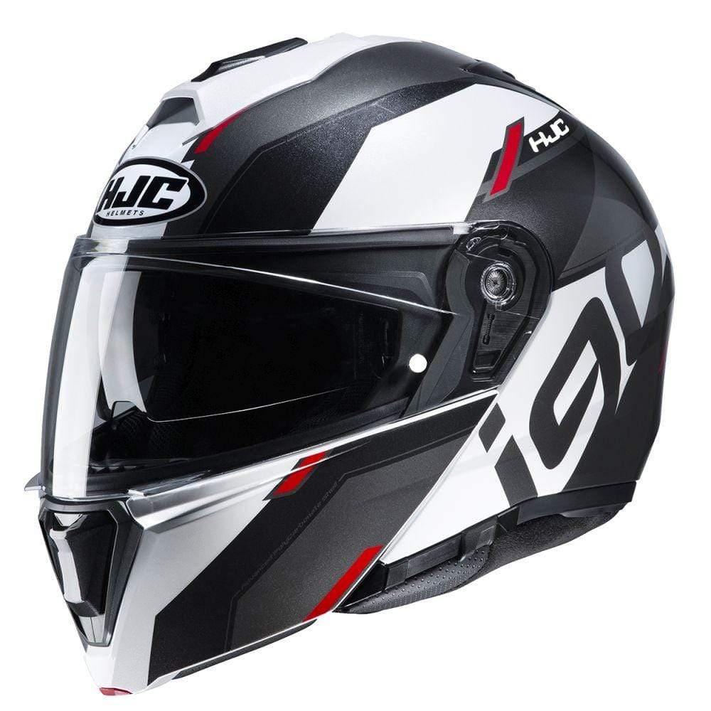 HJC Helmets XL / Black/Red HJC i90 Aventa Modular Street Helmet