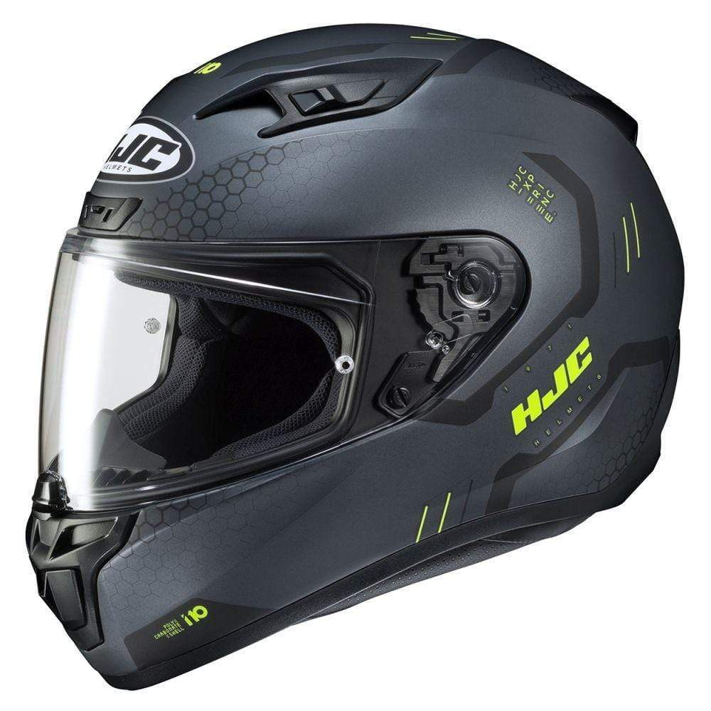 HJC Helmets XL / Hi-Viz Yellow/Black HJC i10 Maze Full-Face Street Helmet